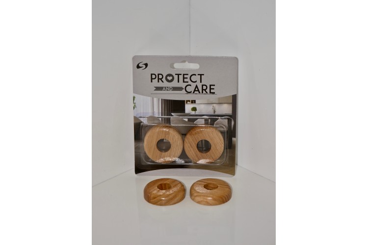 Pack of 2 Pipe Rosette/ Covers – Oak – STR204
